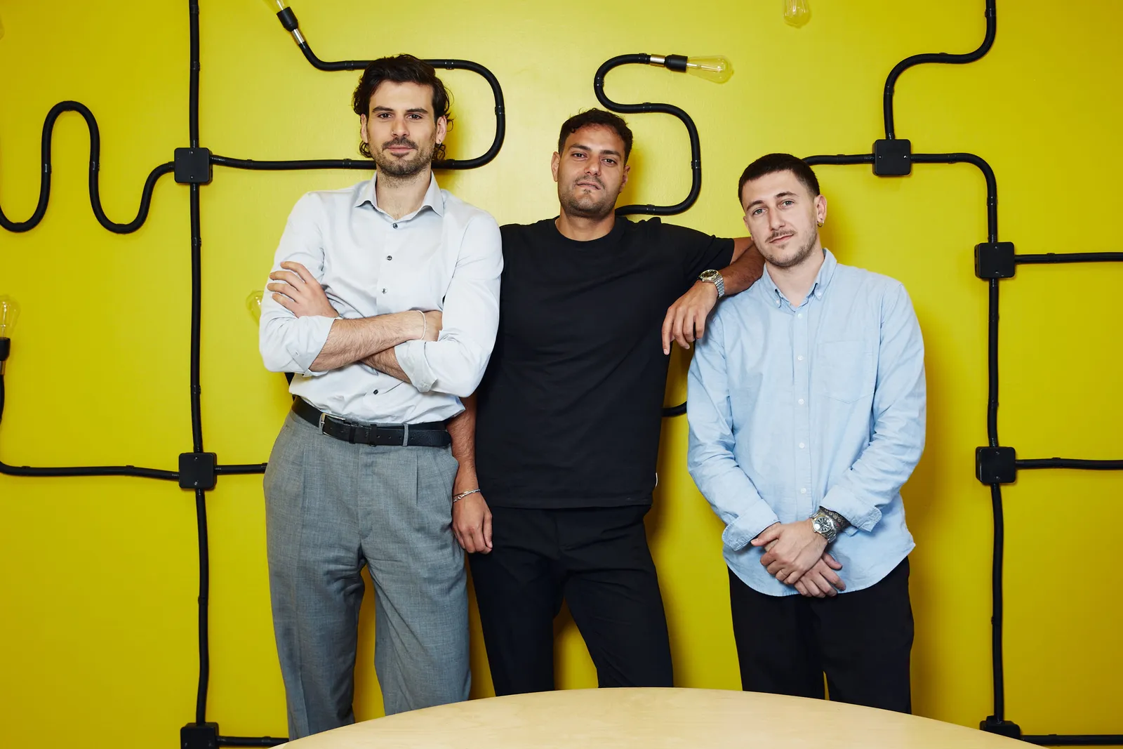 Il team Mooval: Edoardo, Francesco e Stefano, fondatori della piattaforma logistica